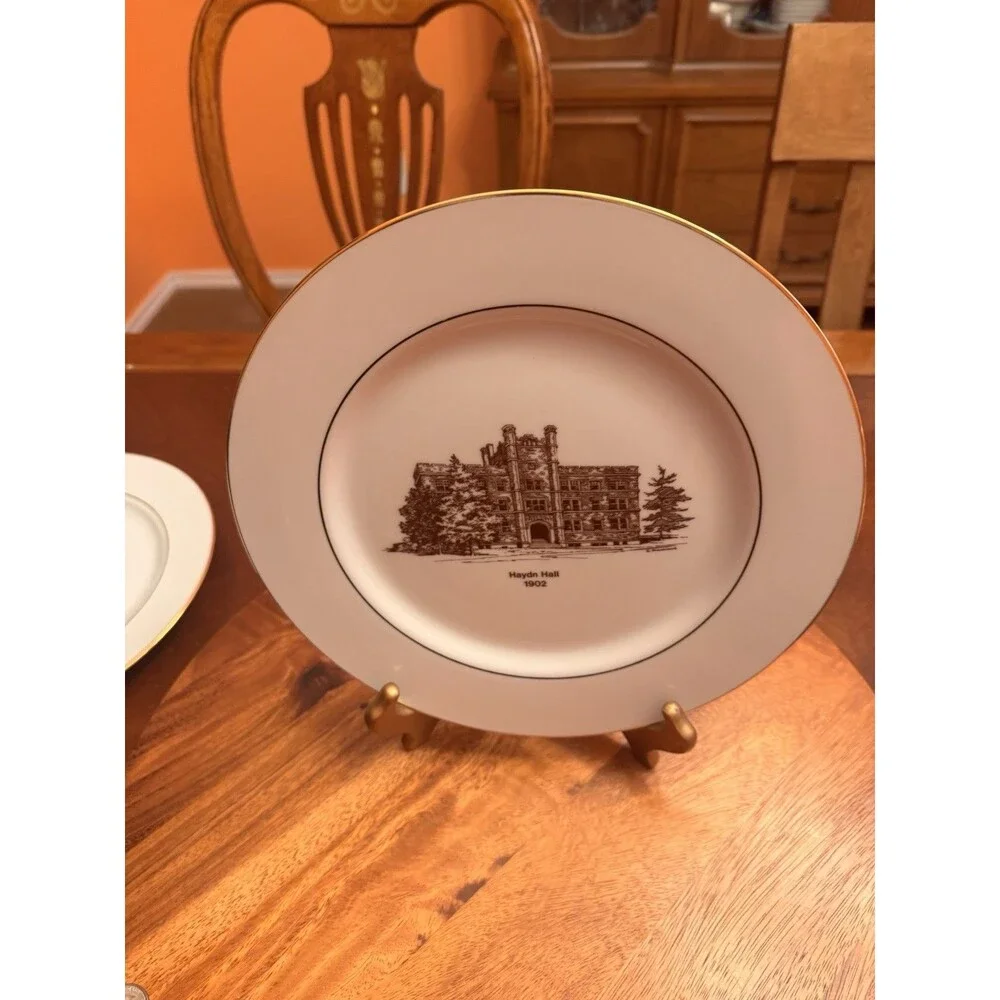 Vintage Guilford HOUSE 1882 & HAYDN HALL 1902 Dinner Plates A Set Of 2